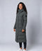 Damen Mantel Davos dark shadow