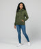 Hoodie Ari oliv