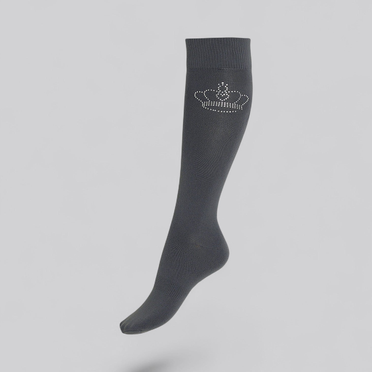 Kniestrümpfe Function Deluxe Krone grau