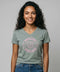 Basic T- Shirt II iceberg green Logo Print rosa