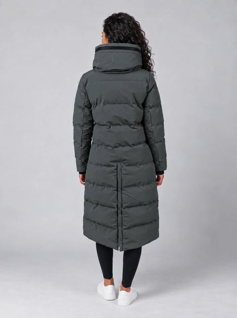 Damen Mantel Davos dark shadow