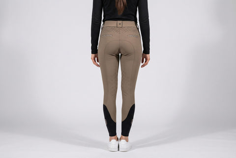 Reithose Acentola Knee Grip taupe