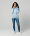 Hoodie Ari powder blue