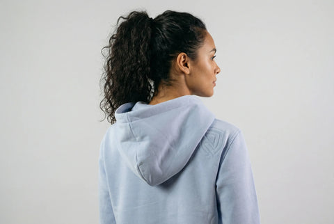 Hoodie Ari powder blue