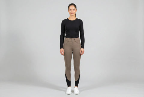 Reithose Acentola Knee Grip taupe