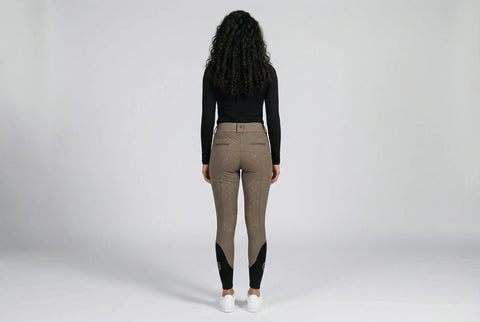Reithose Acentola Full Grip taupe