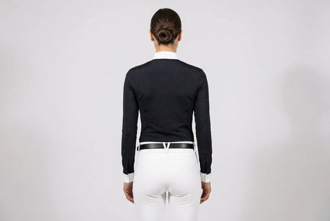 Turniershirt Anoia langarm schwarz