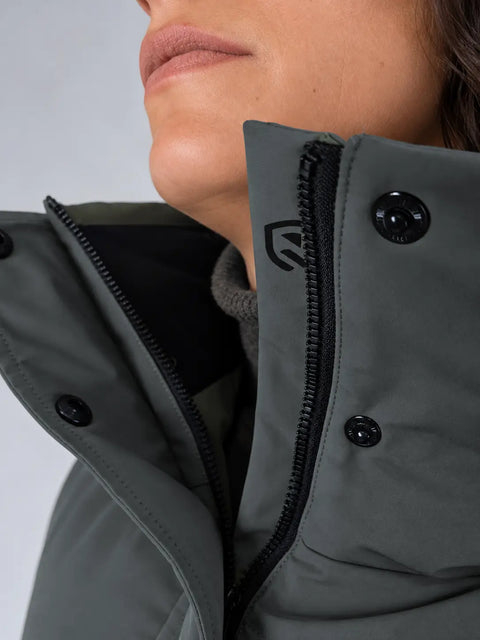 Damen Mantel Davos dark shadow