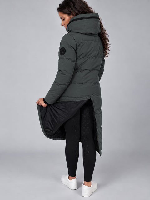 Damen Mantel Davos dark shadow