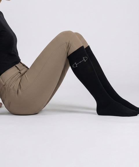 Kniestrümpfe Function Deluxe Gebiss schwarz