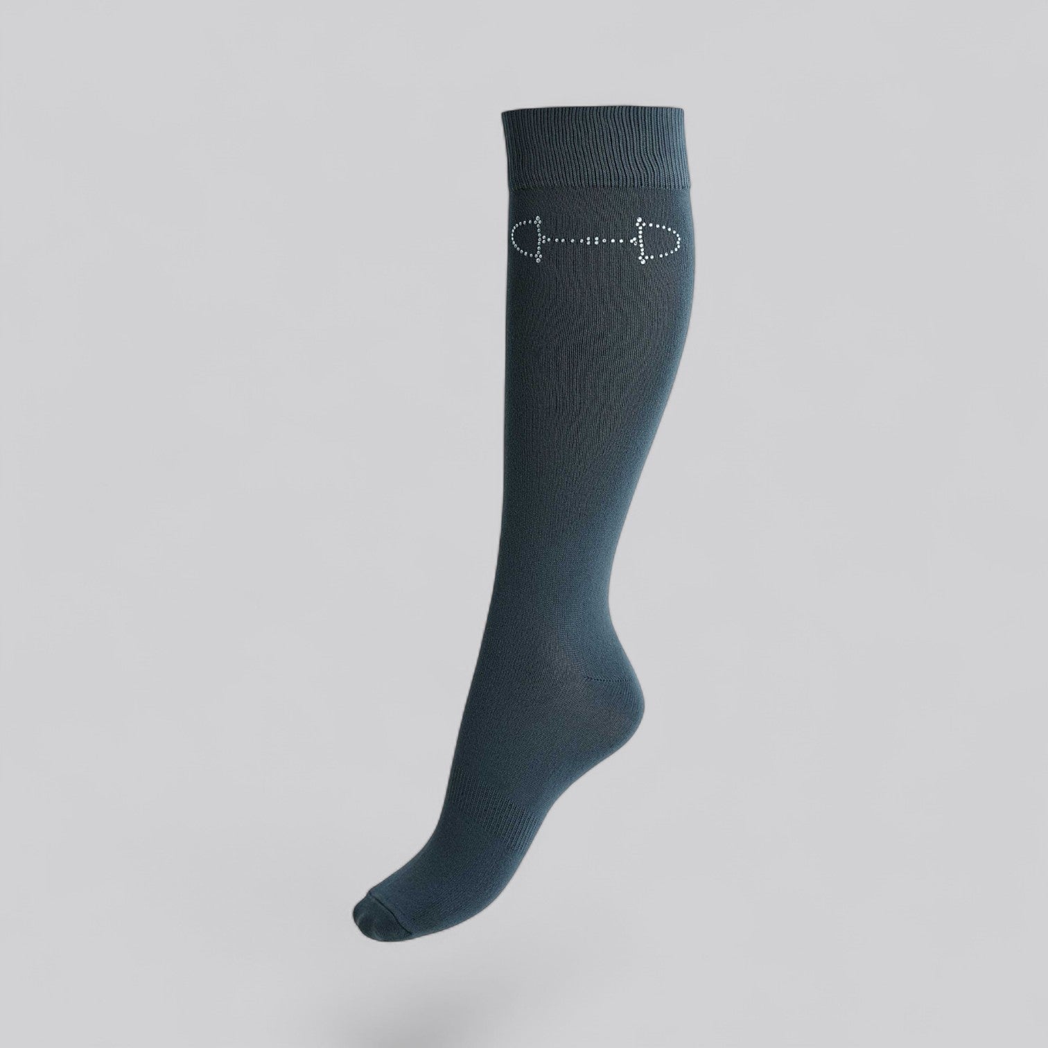 Kniestrümpfe Function Deluxe Gebiss grau