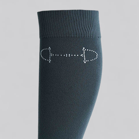 Kniestrümpfe Function Deluxe Gebiss grau
