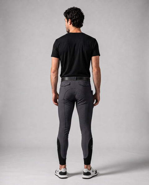 Reithose Luca Full Grip anthrazit