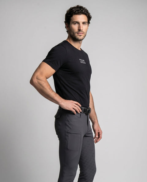 Reithose Luca Full Grip anthrazit