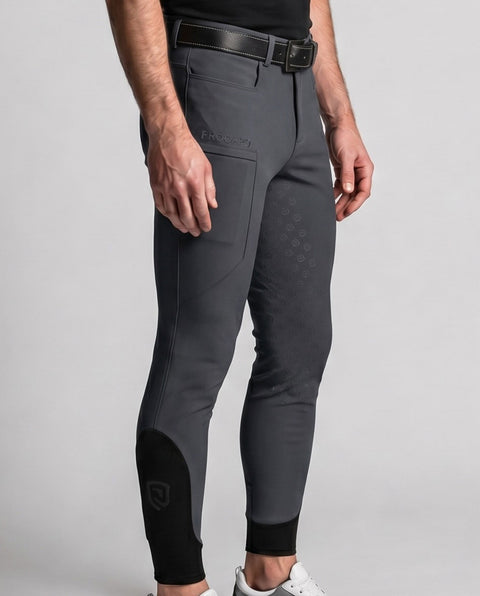 Reithose Luca Full Grip anthrazit
