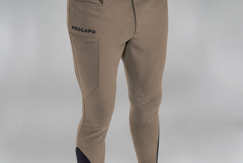 Reithose Acento Knee Grip taupe