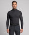 Rollkragen Fleece Cannes anthrazit- melange