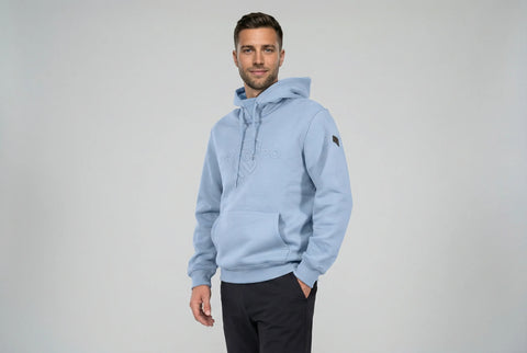 Hoodie Armento powder blue