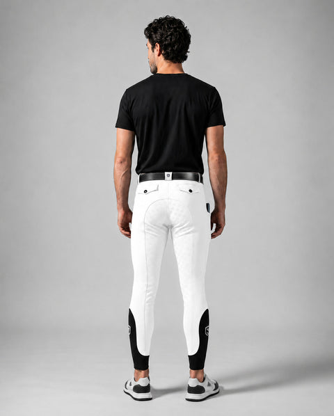 Reithose Luca Full Grip weiß