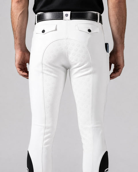 Reithose Luca Full Grip weiß