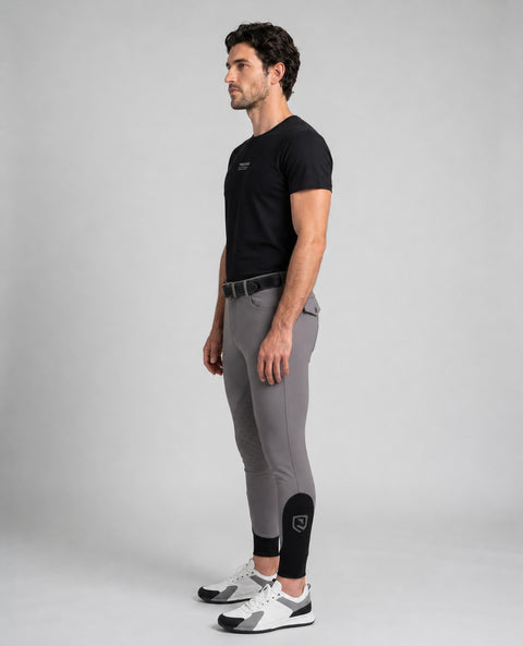 Reithose Luca Knie Grip volanic glass