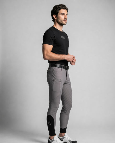 Reithose Luca Full Grip volcanic glass