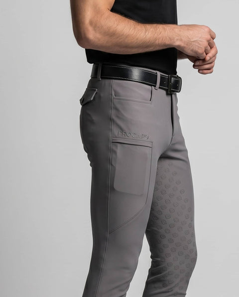 Reithose Luca Full Grip volcanic glass