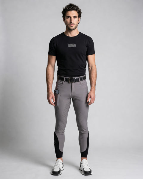 Reithose Luca Full Grip volcanic glass