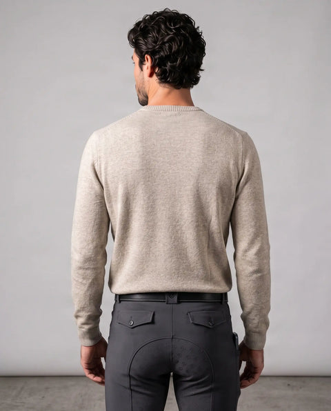 Strick Pullover Essential light heather grey