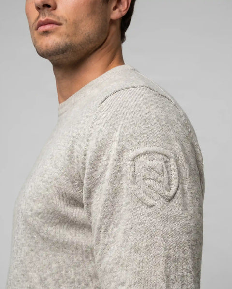 Strick Pullover Essential light heather grey
