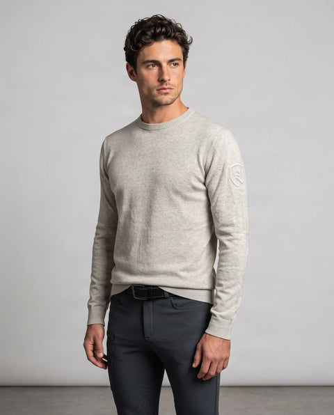 Strick Pullover Essential light heather grey