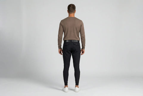 Reithose Acento Knee Grip schwarz