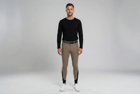 Reithose Acento Knee Grip taupe