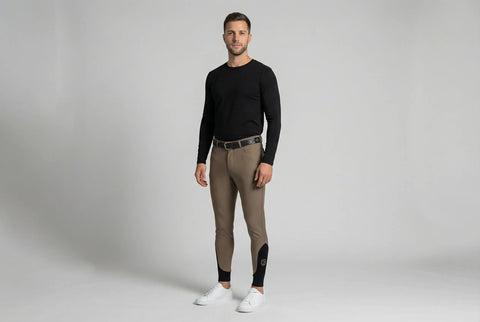 Reithose Acento Full Grip taupe