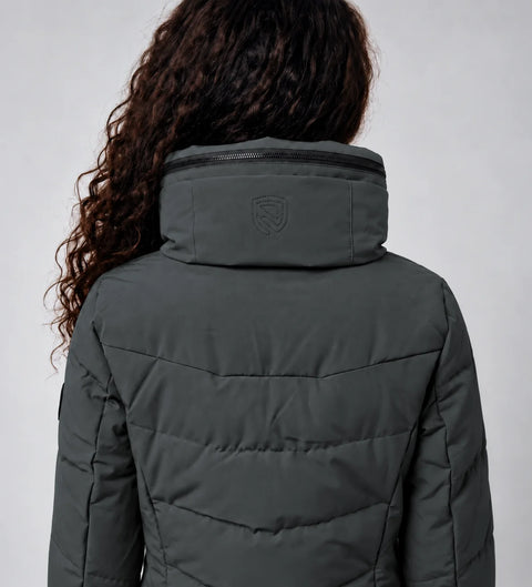 Damen Mantel Davos dark shadow