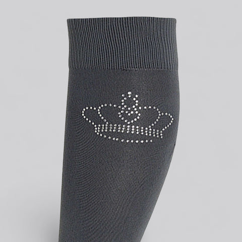 Kniestrümpfe Function Deluxe Krone grau