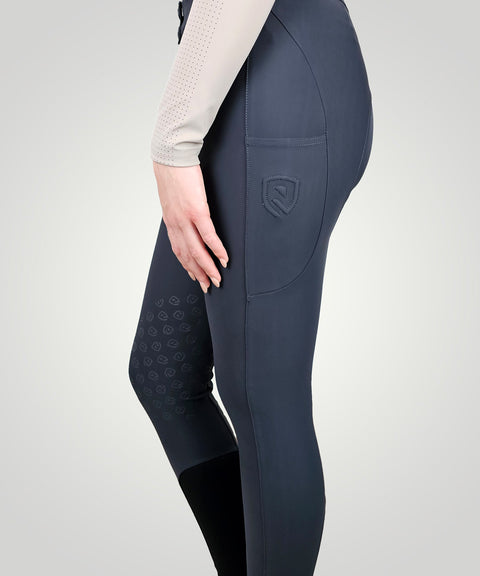 Reithose Luca Knie Grip anthrazit