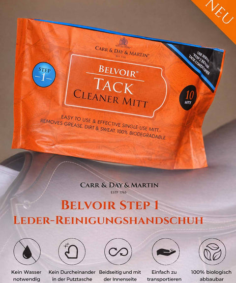 Carr & Day & Martin Nettoyage du cuir BELVOIR CHIFFON DE NETTOYAGE POUR TACK
