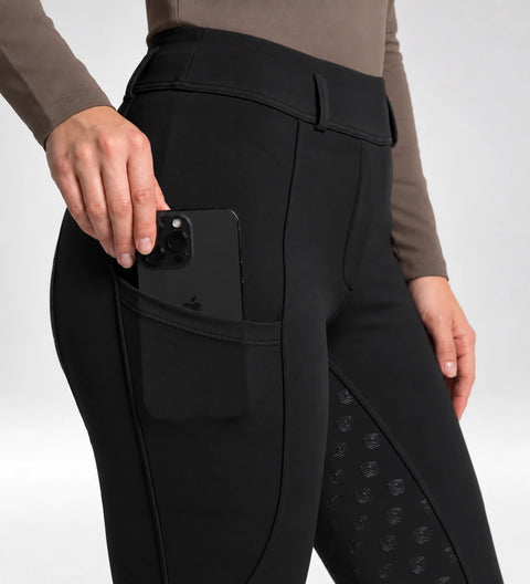 Reitleggins Lucia Full Grip schwarz
