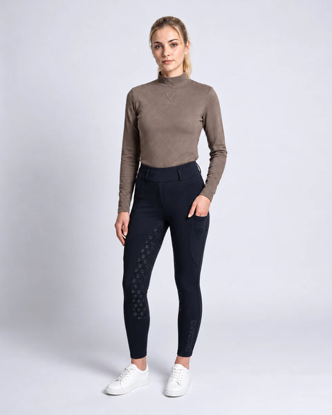 Reitleggins Lucia Full Grip schwarz