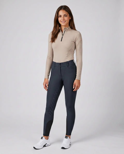 Reithose Luca Full Grip anthrazit