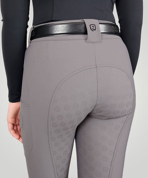 Riding breeches Luca Full Grip volcanic glass