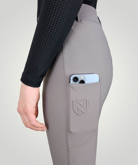 Reithose Luca Knie Grip volcanic glass