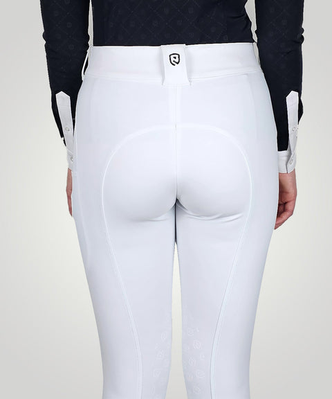 Reithose Luca Knie Grip weiß