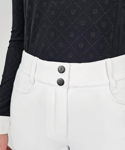 Reithose Luca Knie Grip weiß