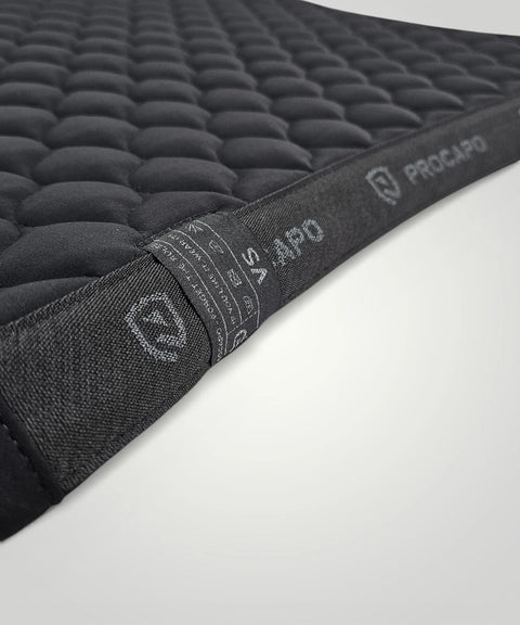 Springschabracke Luxury schwarz